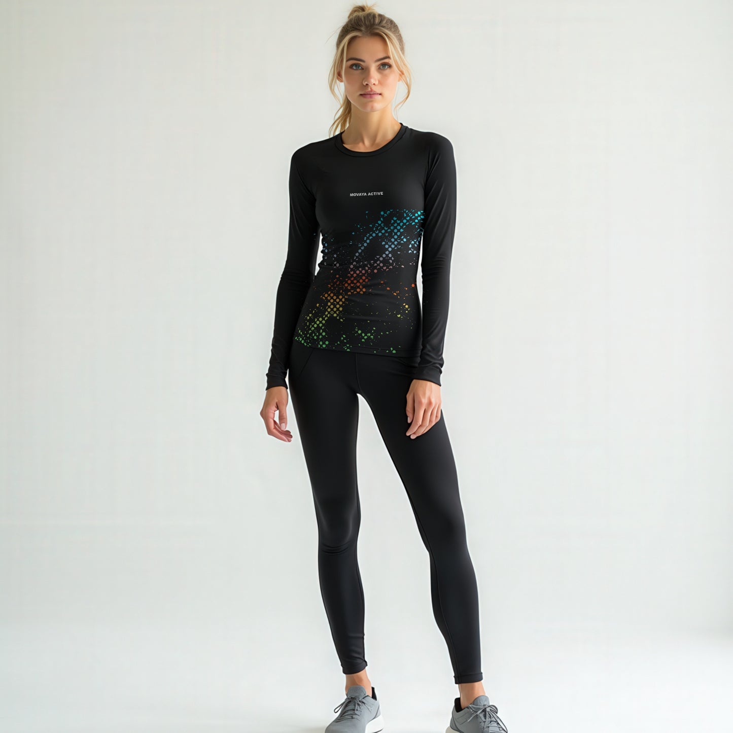 DOT SERIES Long- Sleeve Performance Woman Shirt - V11