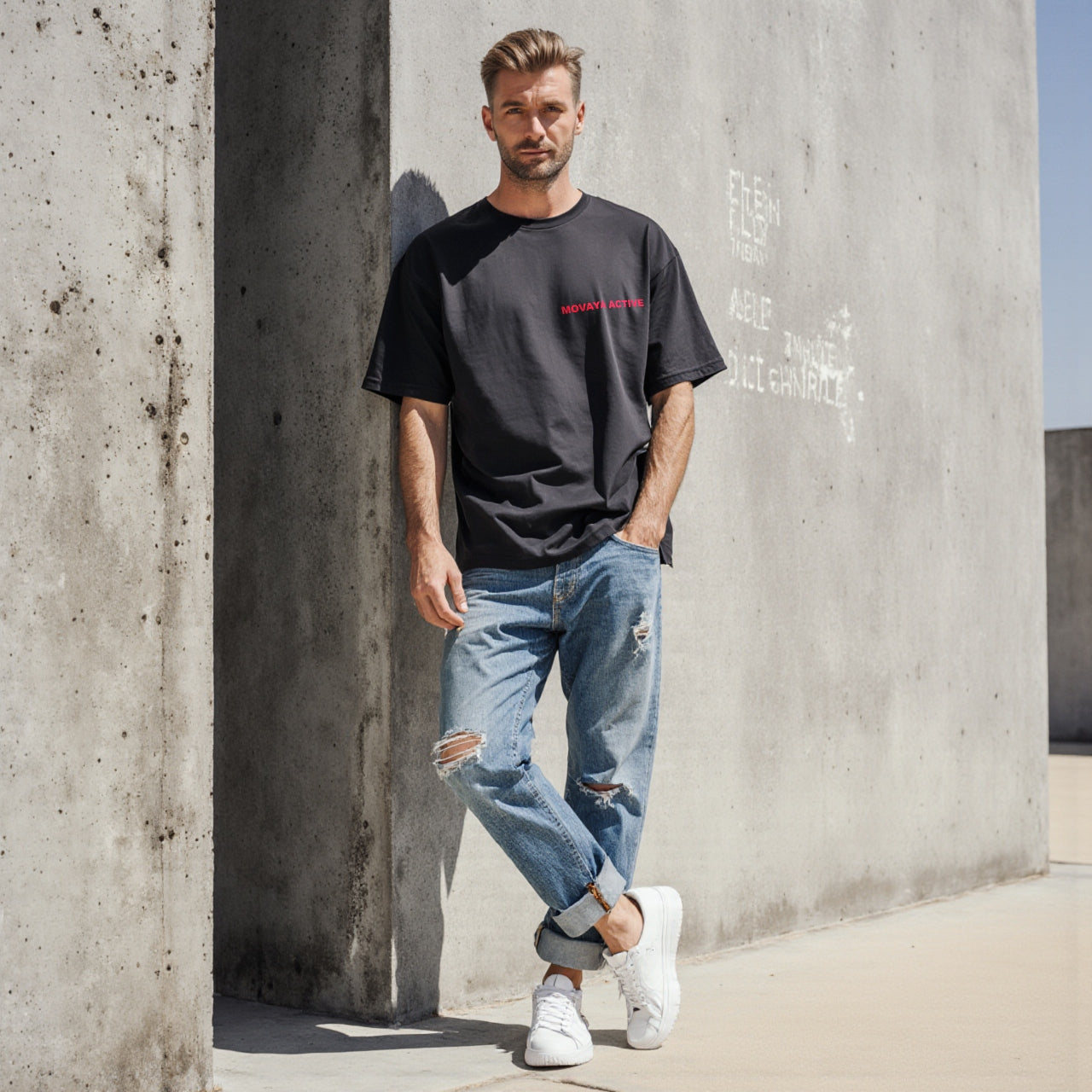 MOVAYA ACTIVE SE02 Oversized Shirt