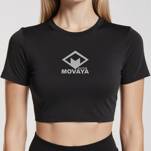 MOVAYA ACTIVE (V02 Edition) Cropped T-Shirt