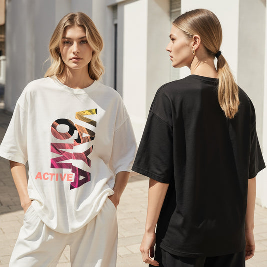 MOVAYA ACTIVE Oversized Shirt - Flow Vertical Edition (Woman)