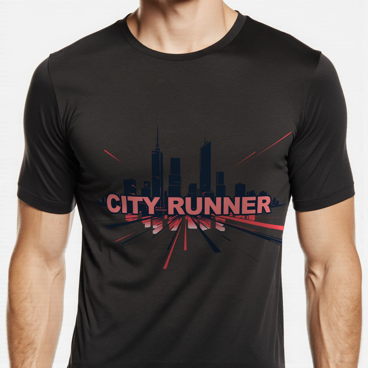 MOVAYA ACTIVE – City Runner Premium T-Shirt V01