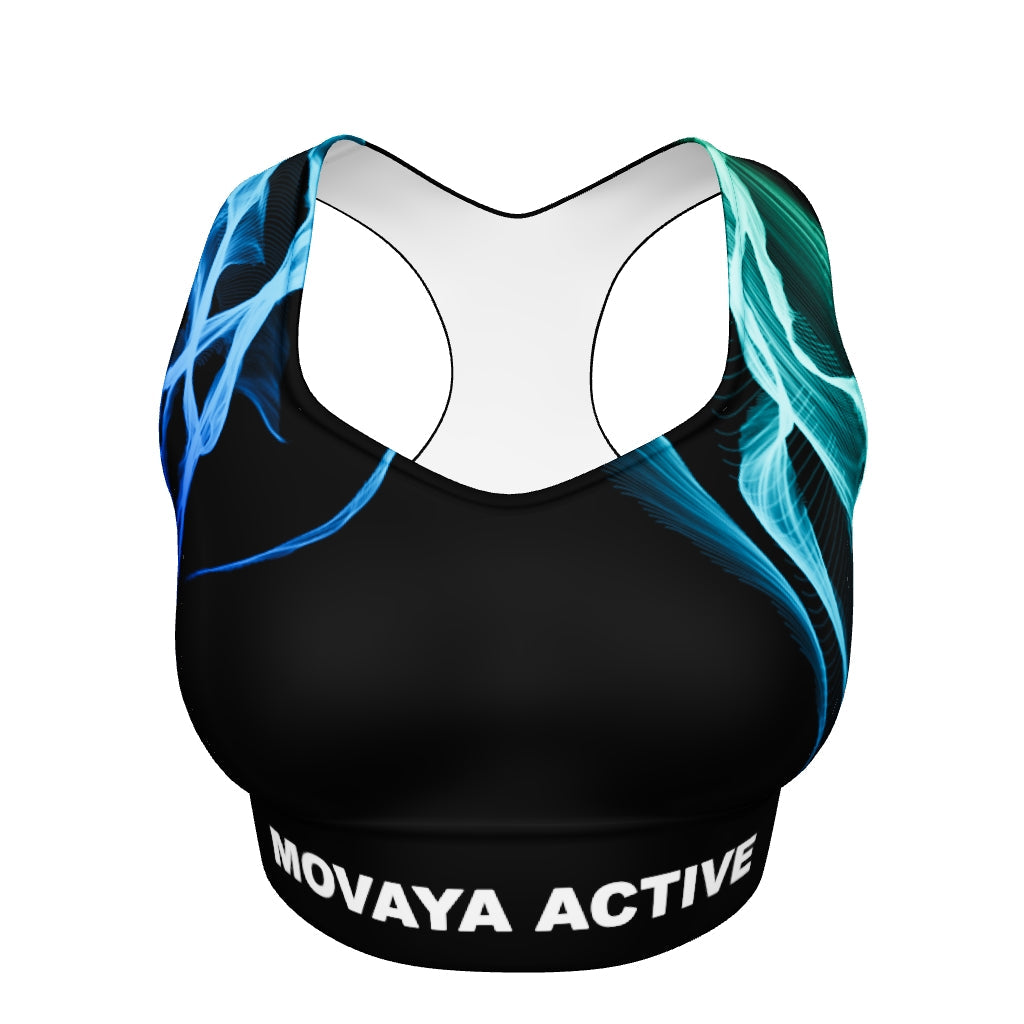 FLOW SERIES Recycled Longline Sport-Bra (Gepolstert) – V31